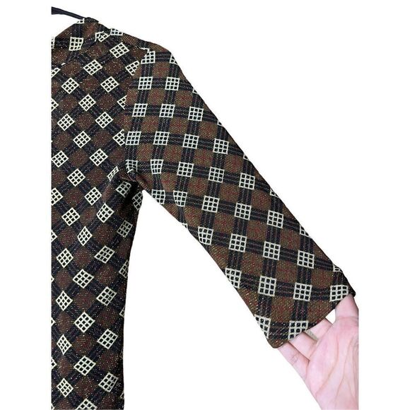 Vintage Y2K Topaz 3/4 Sleeve Top‎ - Picture 3 of 8